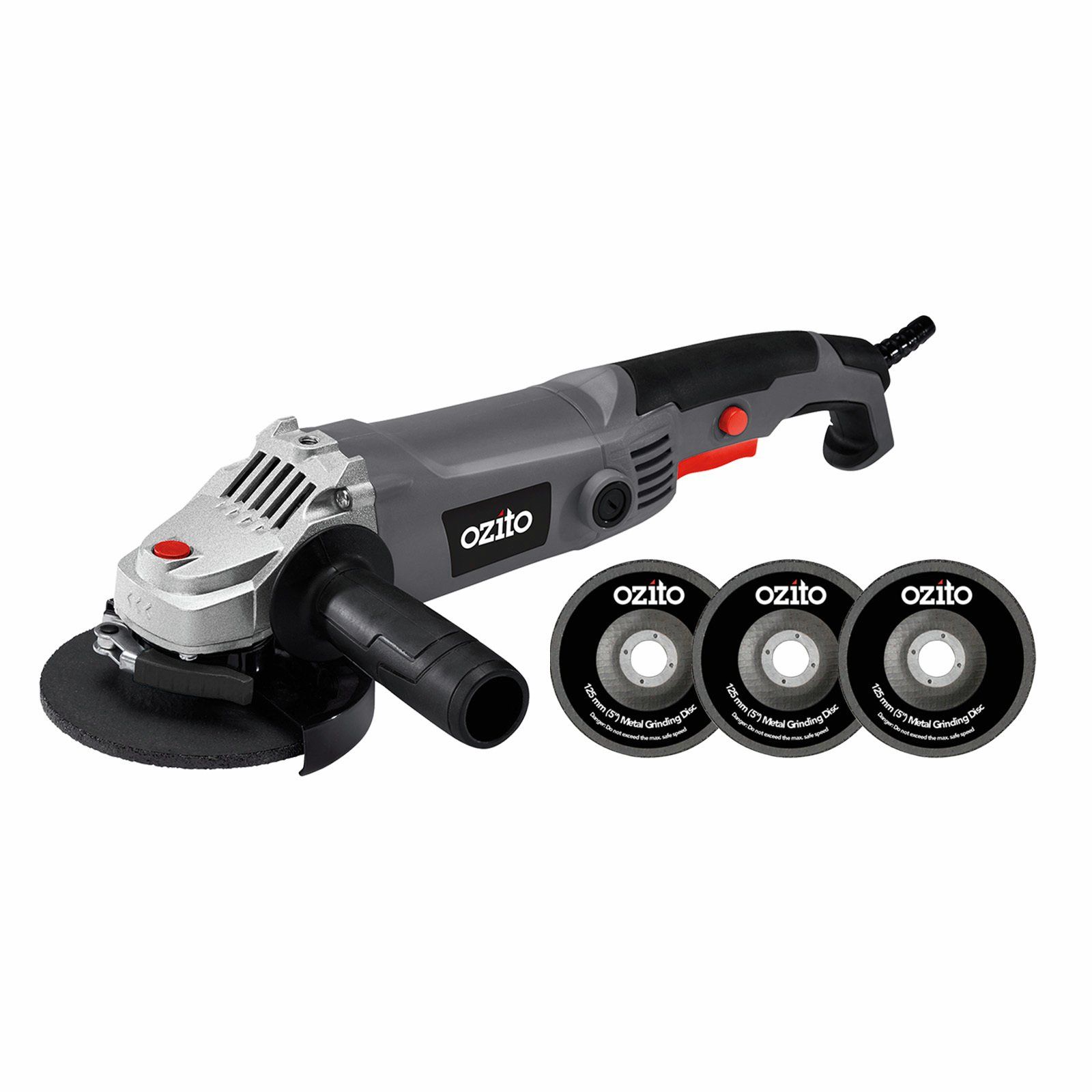Ozito 125mm 5" Angle Grinder Kit